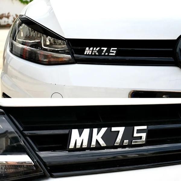 フォルクスワーゲン クロームプラスチック MK7.5 グリル カーエンブレム ロゴ ゴルフ MK V...