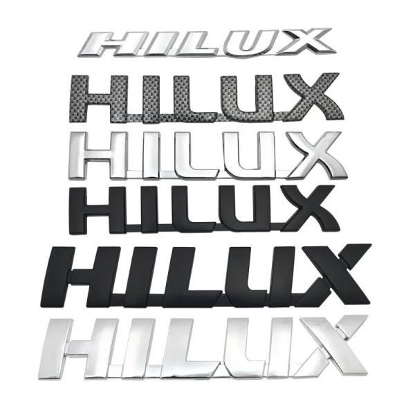 トヨタ ハイラックス カーエンブレム ロゴ 車用トランクバッジ  装飾ステッカー 3D用   1枚/...