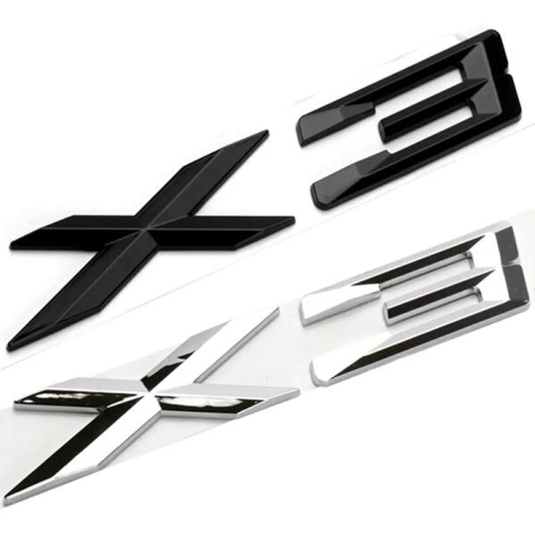 BMW X3 E83 F25 G01 リアトランク エンブレム用ステッカー 車の装飾用  3Dステッ...