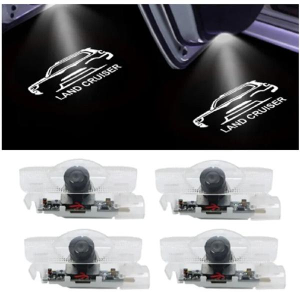 トヨタ ランドクルーザー 2010-2018用 車のドア ウェルカムライト レーザープロジェクター ...
