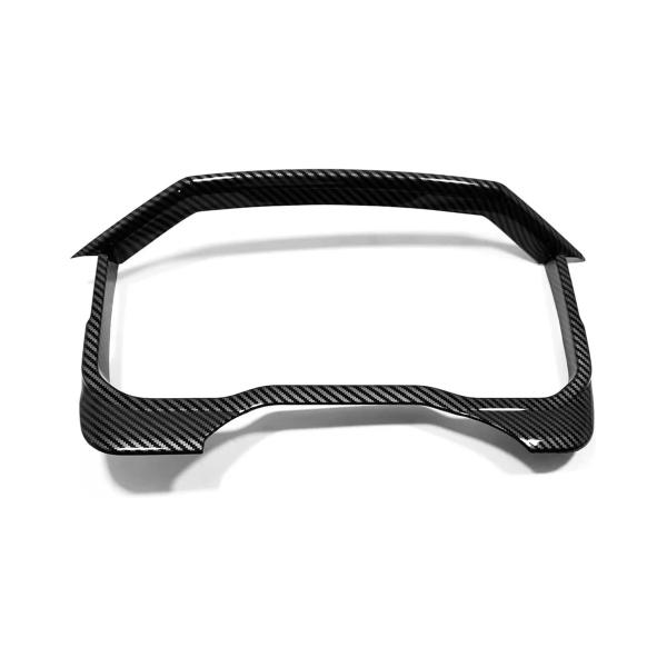 トヨタ タンドラ 2022 2023 車のダッシュボード 機器パネルカバー カーボンファイバートリム