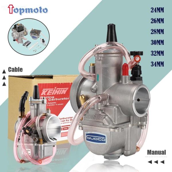 キャブレター モデルPWK 24 26 28 30 32 電源ジェット付き 2t 4t atv 75...