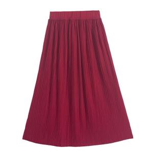 再入荷 プリーツスカート ロングスカート レデ...の詳細画像4