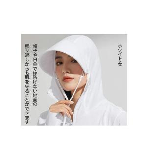 UVパーカー 冷感 -7℃ ラッシュガード U...の詳細画像3