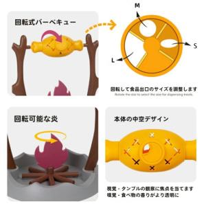 面白い 猫 おもちゃ 焼肉型 餌入れ おもちゃ...の詳細画像3