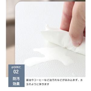 テーブルクロス 木目 防水 撥水 撥油 耐熱 ...の詳細画像4