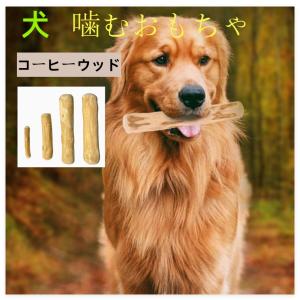 コーヒーウッド 犬 噛むおもちゃ コーヒーの木 無添加 100% 天然木 カフェインフリー 犬 おもちゃ 歯磨き 木製骨 木の棒 玩具 口臭対策 小型犬