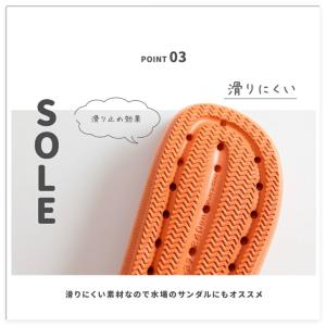 シャワーサンダル ベランダサンダル メンズ レ...の詳細画像3