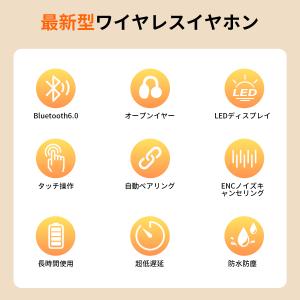 ワイヤレスイヤホン 爆買 骨伝導 イヤーカフ ...の詳細画像1