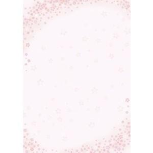 ササガワ 4-1012 和柄用紙 和ごころ 舞桜 A4