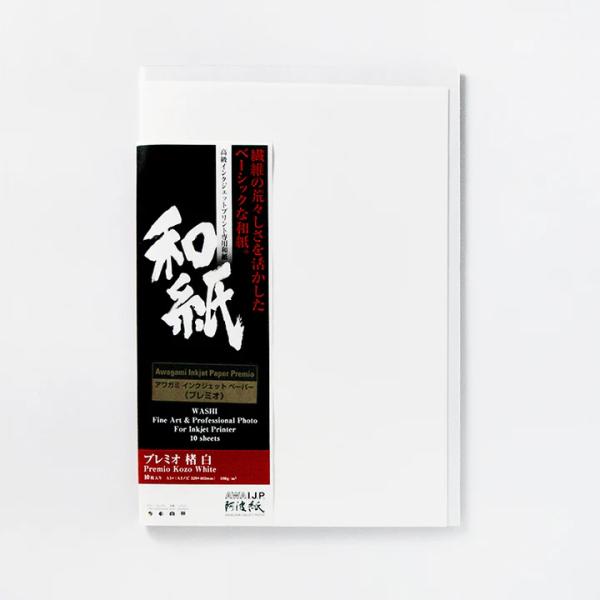 アワガミ　IJ-6227　プレミオ 楮　A3ノビ　10枚　写真用紙　Awagami Factory