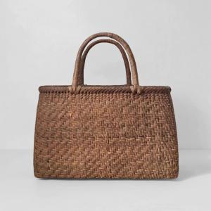 山葡萄 山葡萄かごバッグ 手作り 籠バッグ 二重編み 内布あり 和服