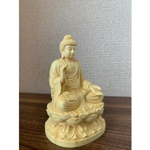 仏像 釈迦如来像 お釈迦様 釈迦如来坐像 ツゲ...の詳細画像4