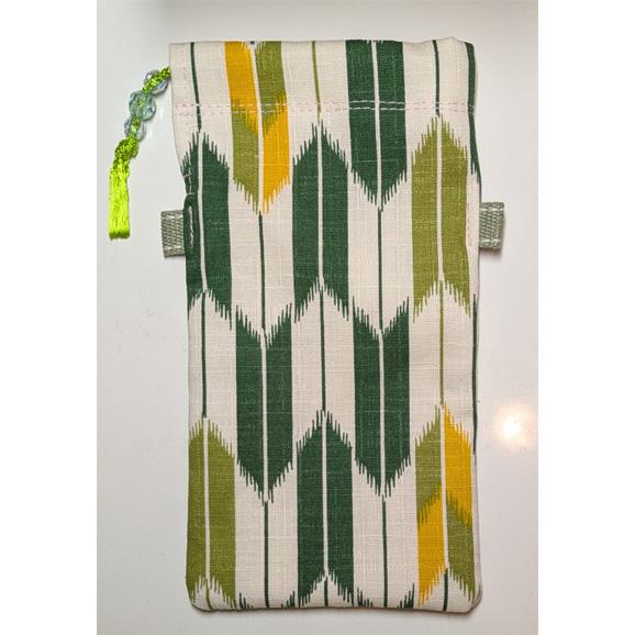 巾着スマホ入S（矢絣柄g）　税込