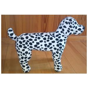 犬トルソー S 白地黒玉柄（税込・送料別途） : ハンドメイドの清龍