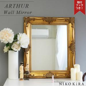 ロココ調 ミラー 鏡 Sサイズ 壁掛け 直輸入 姫家具 ロココ