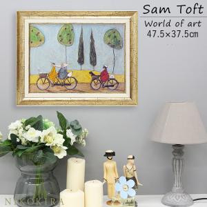 サムトフト 絵画 犬 いぬ Sam Toft 海 アートパネル 絵 アートフレーム