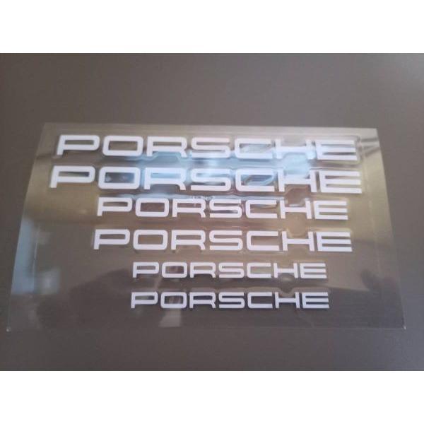 ポルシェ Porsche ブレーキ キャリパー ステッカー 白文字 911 カイエン マカン パナメ...