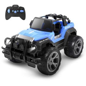 DEERC ラジコンカー こども向け オフロード ジープ 充電式バッテリー RCカー 1/18 操作時間80分 2.4GHz リモコンカー｜seiseishop