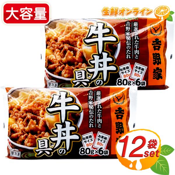 ≪6袋入×2袋セット≫【吉野家】牛丼の具 お茶碗1杯分 ミニ牛丼の具 冷凍食品 ◇お家で簡単に食べれ...