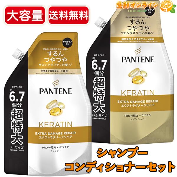 ≪セット販売≫【Pantene】パンテーン エクストラダメージケア シャンプー  2000ml + ...