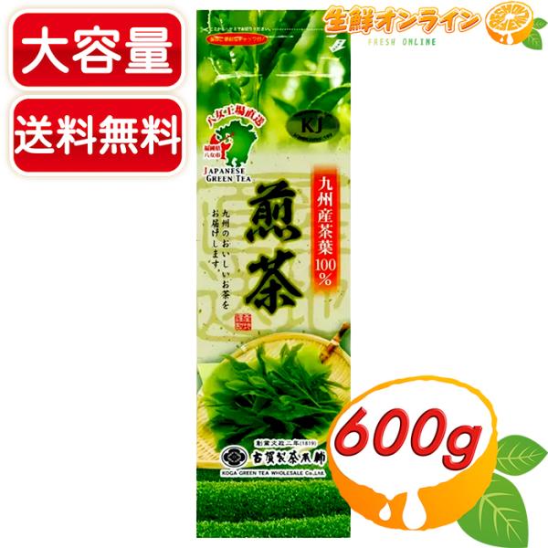 ≪600g≫【古賀製茶】九州産煎茶 ◎九州産茶葉100%使用◎ コーシャ認証取得 お徳用煎茶 お茶 ...
