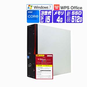 デスクトップパソコン 中古 パソコン Windows 7 Pro 32bit オフィス付き 新品 S...