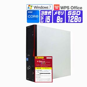 デスクトップパソコン 中古 パソコン Windows 7 Pro 64bit オフィス付き SSD 搭載 富士通 ESPRIMO D582 第3世代 Core i5 メモリ 8G SSD 128G DtoD リカバリ｜seishinsj