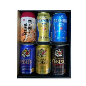 ギフト　プレミアムビール5本セット　エビス　プレミアムモルツ