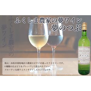 日本ワイン 夢のつぶ 白ワイン 720ｍｌ 国産 ふくしま農家の夢ワイン
