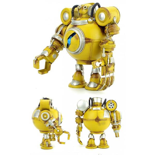 ロボット Wall-E風 模型 アンティーク オブジェ レトロ ブリキ製 (全て手作り)mot129