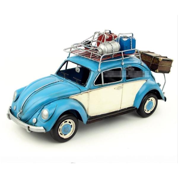 フォルクスワーゲン ビートル Beetle travel car ブラウン ブリキ製 オールドカー ...