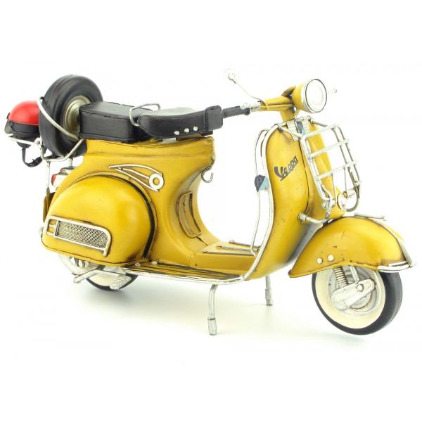 ベスパ ライトブルー 1965年 Vespa Italy レトロ ブリキ製 ビンテージバイク (全て...