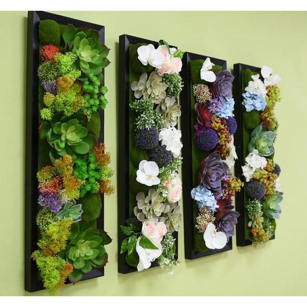 壁飾り 観葉植物 お花壁飾り 壁掛けインテリア ウォールディスプレイ フェイクグリーン 光触媒 壁面...