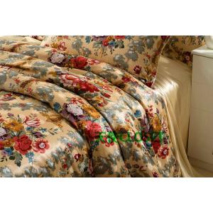 掛け布団カバー シルク 布団カバー 4点セット...の詳細画像1