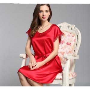 シルク パジャマ レディースパジャマ 繻子織りシ...の商品画像