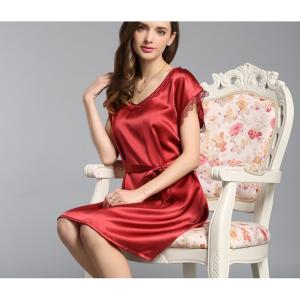 シルク パジャマ レディースパジャマ 繻子織りシ...の商品画像