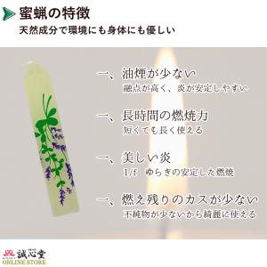 蜜蝋 小夕映 花アソート 14本入 花絵ろうそ...の詳細画像4