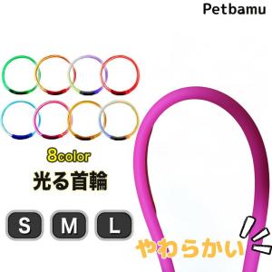 犬 首輪 光る 首輪 の 大型 おしゃれ 猫 用「2個で5％オフ」 散歩 ライト 小型 中型 柴 ペット レインボー 子