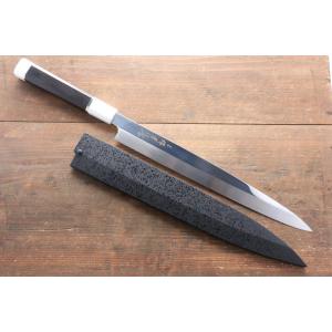 堺 孝行 VG10 33層 ダマスカス 剣型柳刃包丁 270mm マホガニー柄