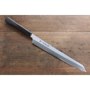 堺孝行 包丁 剣型柳刃 9寸 270mm 安来銀三鋼 鏡面仕上げ デザート