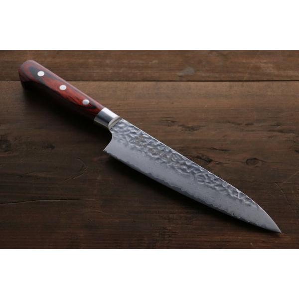 堺 孝行 VG10 33層 ダマスカス 牛刀包丁 180mm マホガニー柄