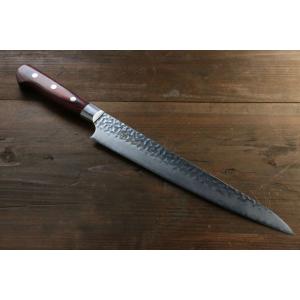 青木刃物製作所 240mm 筋引 33層槌目ダマスカス 07397 : WADA 青木刃物製作所 240mm 筋引 33層槌目ダマスカス 07397 : WADA