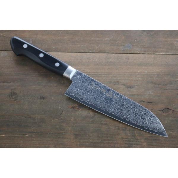 堺 孝行 AUS10 45層ダマスカス鏡面仕上げ ダマスカス 三徳包丁 170mm