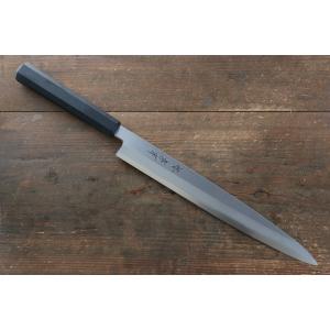 杉本 西洋料理庖丁 ツバ付CM特殊合金鋼 筋引 240mm 品番：CM2524 代引