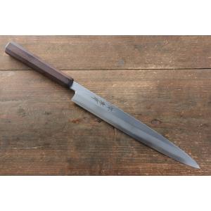 堺 孝行 霞研水牛柄 白鋼 鎌型薄刃包丁-210mm : 清助刃物 - 通販