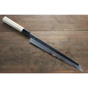 堺 菊守 V金10号 鏡面仕上げ 柳刃包丁 270mm 朴柄 : 清助刃物 - 通販