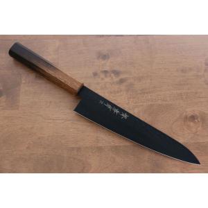 包丁 筋引 240mm ダマスカス VG10 筋引包丁 黒合板柄 堺 孝行 VG10 33層 ダマスカス 筋引包丁 240mm マホガニー柄 : 清助