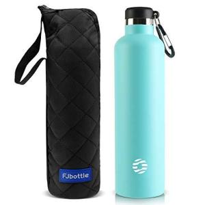 FJbottle 1リットル ステンレスボトル 真空断熱 保温保冷 水筒 第2世代 直飲み スポーツボトル 漏れなし NeoGuerrier?