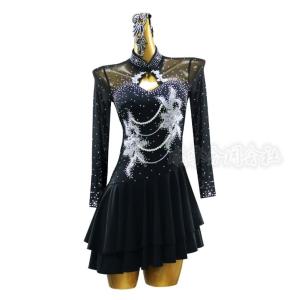 豪華なドレス ダンスワンピース 長袖 シースル...の詳細画像5